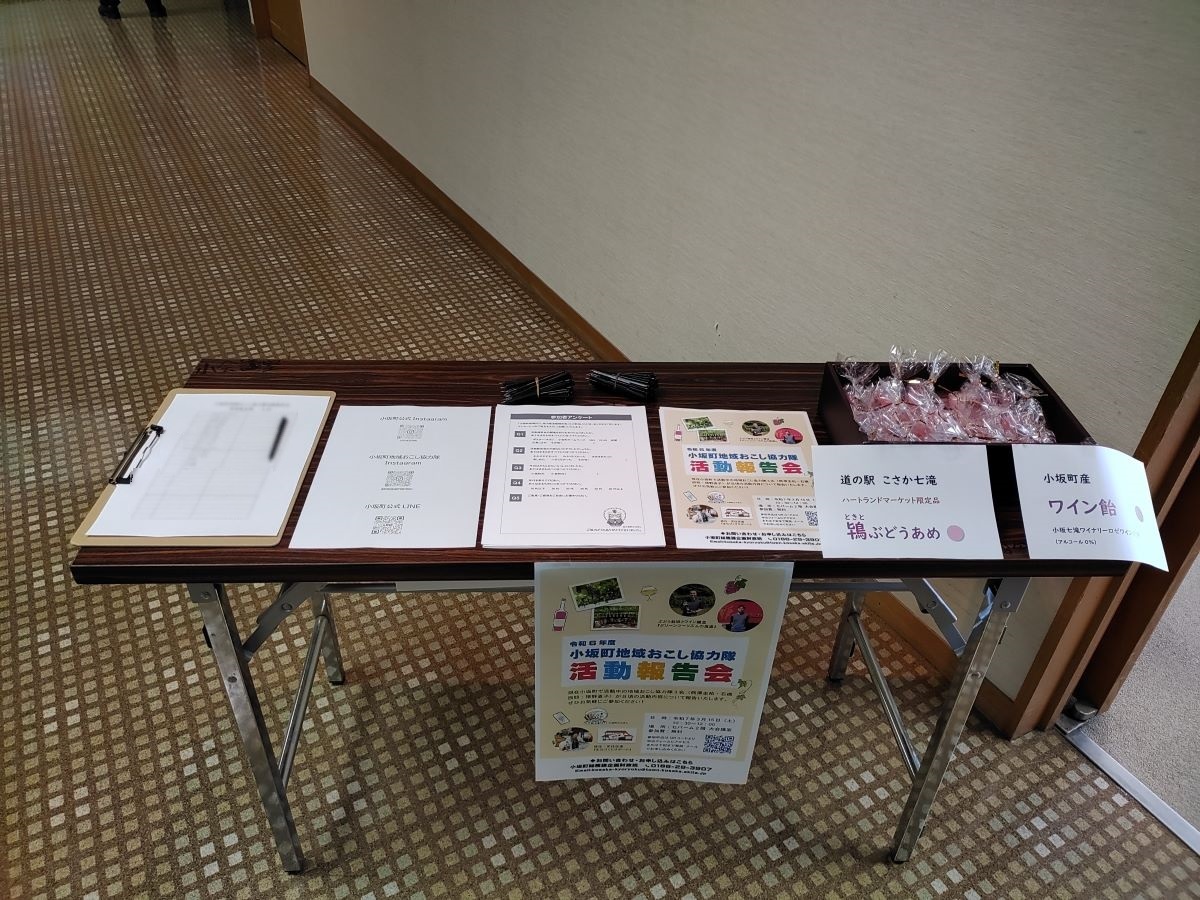 報告会受付