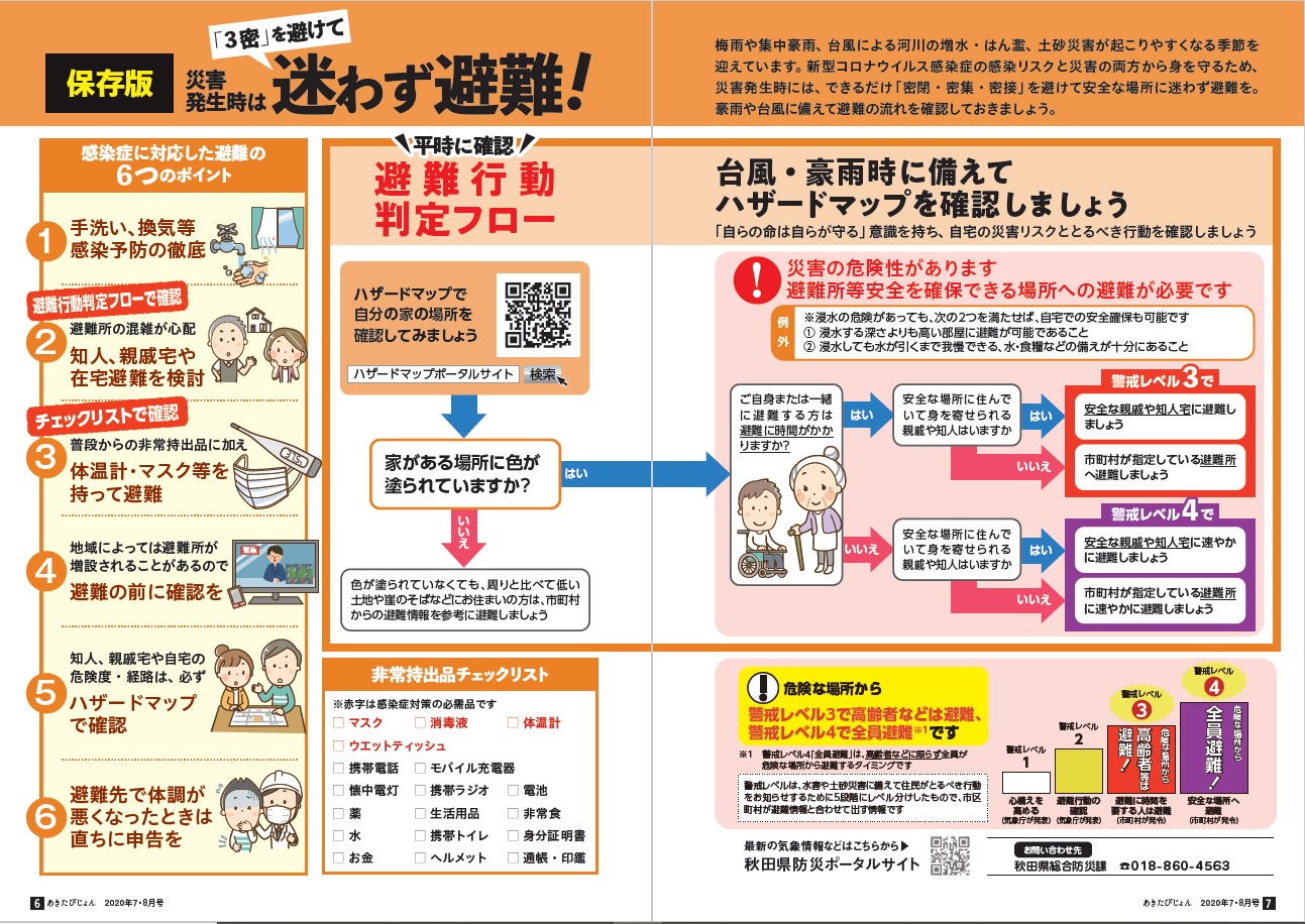 保存版災害発生時は「3密」を避けて迷わず避難!